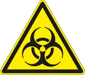 Illustratie: Logo biologische besmettingsgevaar